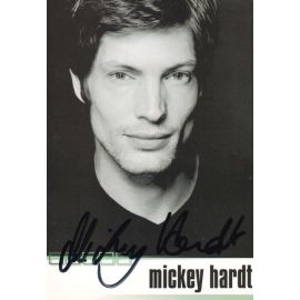 Autogramm Schauspieler | Mickey HARDT | 2000er (Portrait SW) Gorman