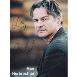 Autogramm Schauspieler | Max HERBRECHTER | 2010er (Portrait Color) Hörbe