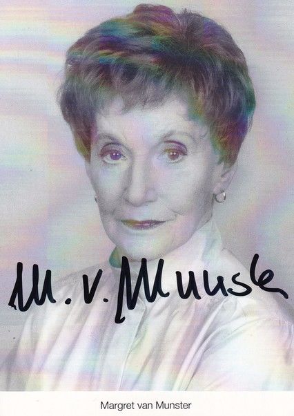 Autogramm TV | ARD | Margret VAN MUNSTER | 1990er "Lindenstrasse" (Krüger)