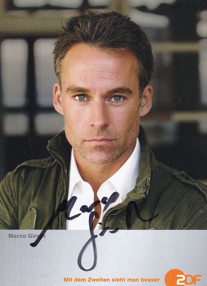 Autogramm TV | ZDF | Marco GIRNTH | 2000er "SOKO Leipzig" (Portrait Color) Leidig