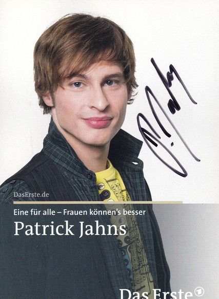 Autogramm TV | ARD | Patrick JAHNS | 2009 "Eine Für Alle" (Wilschewski)