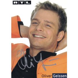 Autogramm TV | RTL | Oliver GEISSEN | 2000er (Portrait Color) Red Point