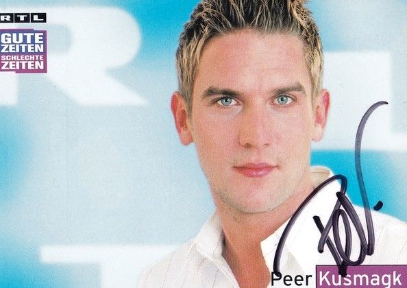 Autogramm TV | RTL | Peer KUSMAGK | 2000er "GZSZ" (Baumgartner)