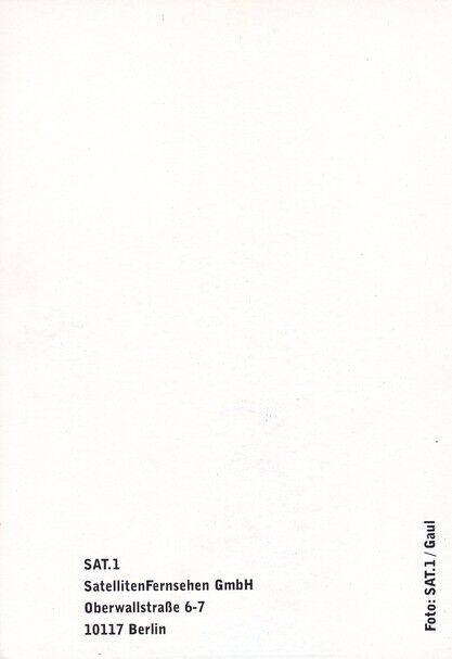 Autogramm TV | SAT1 | Michel WEBER | 1990er "Fahndungsakte" (Gaul)