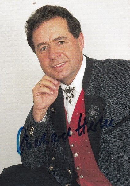 Autogramm Volksmusik | Eberhard HERTEL | 1999 "Die Besten Jahre" (Portrait Color EastWest)