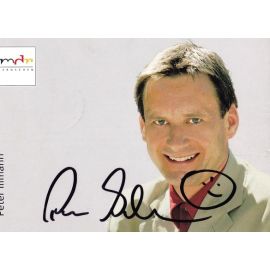 Autogramm TV | MDR | Peter ILLMANN | 2001 (Portrait Color)