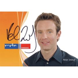 Autogramm TV | MDR | Peter IMHOF | 2006 "Hier Ab Vier" (Berger)