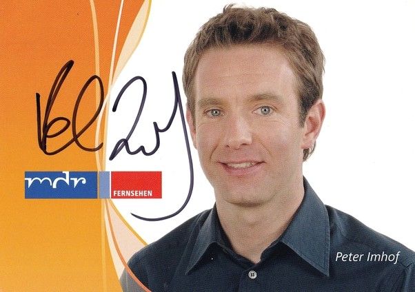 Autogramm TV | MDR | Peter IMHOF | 2006 "Hier Ab Vier" (Berger)