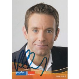 Autogramm TV | MDR | Peter IMHOF | 2008 "Hier Ab Vier" (Jehnichen)
