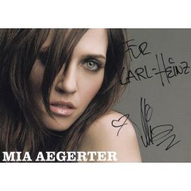 Autogramm Pop | Mia AEGERTER | 2009 "Chopf Oder Buuch"