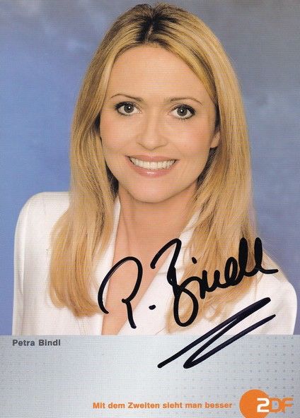 Autogramm TV | ZDF | Petra BINDL | 2010er (Portrait Color) Sauerbrei
