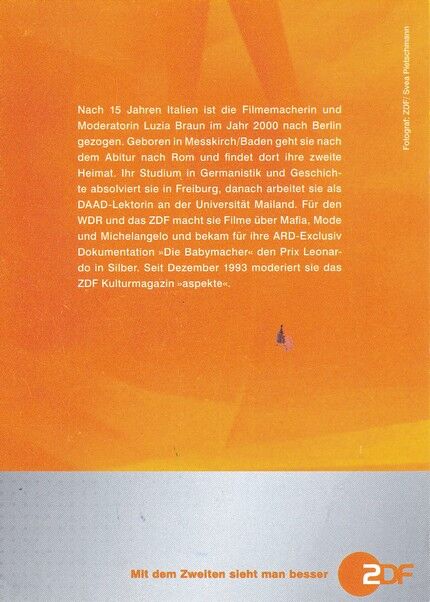 Autogramm TV | ZDF | Luzia BRAUN | 2000er "Aspekte" (Pietschmann) 1