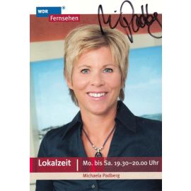 Autogramm TV | WDR | Michaela PADBERG | 2010er "Lokalzeit" (Fehlauer)