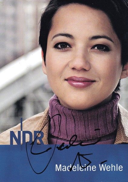 Autogramm TV | NDR | Madeleine WEHLE | 2000er "Aktuelle Schaubude" (Isenberg)