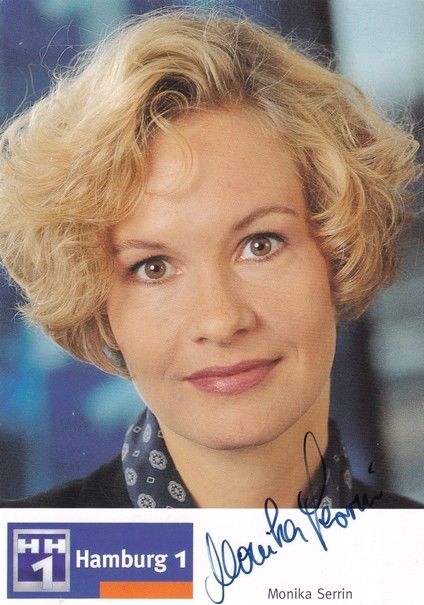 Autogramm TV | Hamburg 1 | Monika SERRIN | 2010er (Portrait Color)