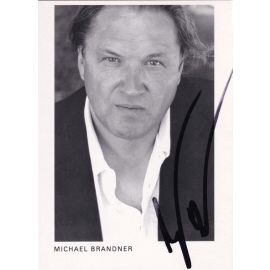 Autogramm Schauspieler | Michael BRANDNER | 2000er (Portrait SW)