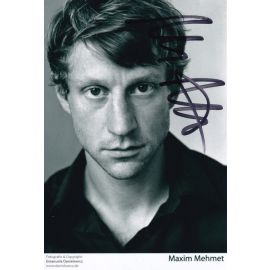 Autogramm Schauspieler | Maxim MEHMET | 2000er Foto (Portrait SW) Daniele