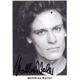 Autogramm Schauspieler | Matthias WALTER | 2000er (Portrait SW)