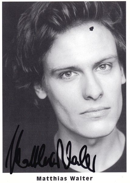 Autogramm Schauspieler | Matthias WALTER | 2000er (Portrait SW)