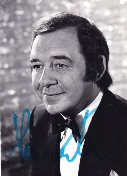 Autogramm Musik | Paul KUHN | 1980er (Portrait SW)