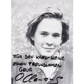 Autogramm Schauspieler | Oliver CLEMENS | 1990er (Portrait SW)