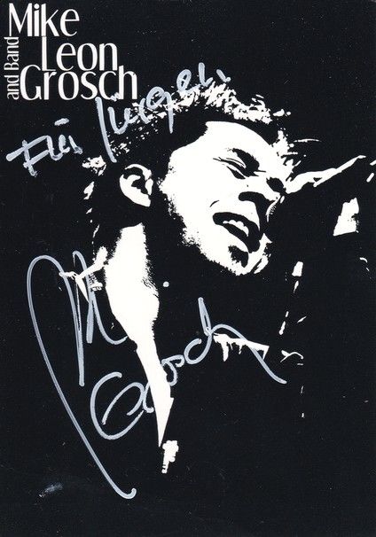 Autogramm Pop | Mike Leon GROSCH | 2000er (Portrait SW)