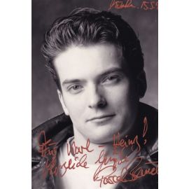 Autogramm Schauspieler | Pascal BREUER | 1990er Foto (Portrait SW)