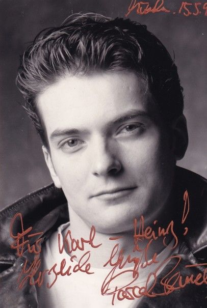 Autogramm Schauspieler | Pascal BREUER | 1990er Foto (Portrait SW)