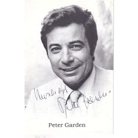Autogramm Schauspieler | Peter GARDEN | 1970er (Portrait SW)