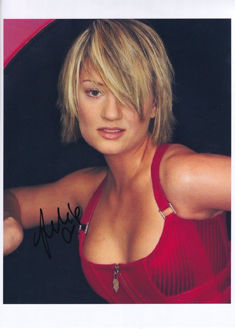 Autogramm Model / Pop | Juliette SCHOPPMANN | 2000er (Portrait Color XL) SEXY 3