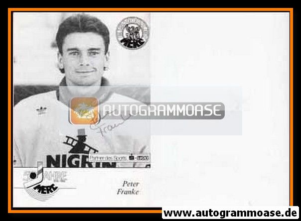 Autogramm Eishockey | Mannheimer ERC | 1988 | Peter FRANKE