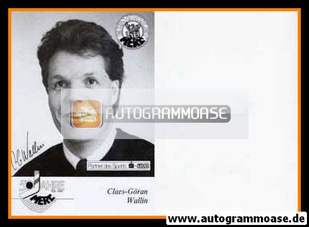 Autogramm Eishockey | Mannheimer ERC | 1988 | Claes-Göran WALLIN