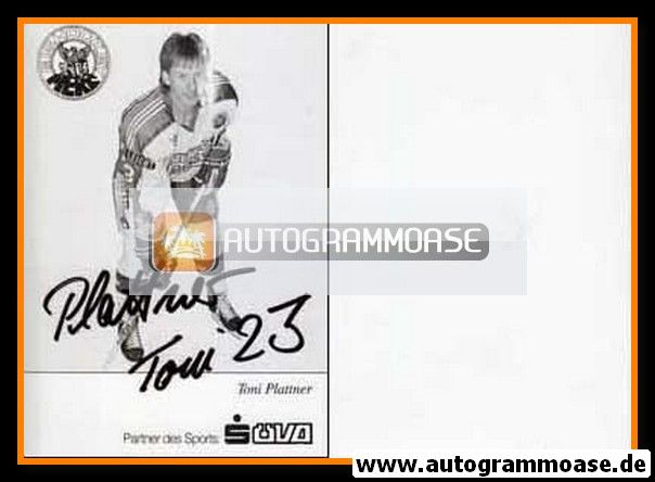 Autogramm Eishockey | Mannheimer ERC | 1990 | Toni PLATTNER