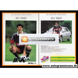 Autogramm Fussball | FC Bayern M&uuml;nchen | 1998 | Ali DAEI