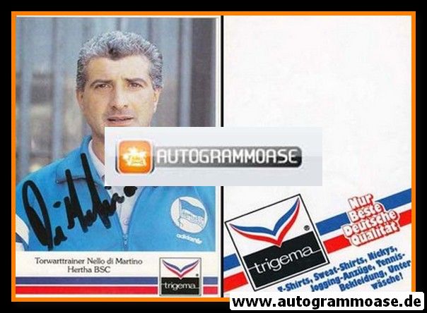 Autogramm Fussball | Hertha BSC Berlin | 1992 | Nello DI MARTINO
