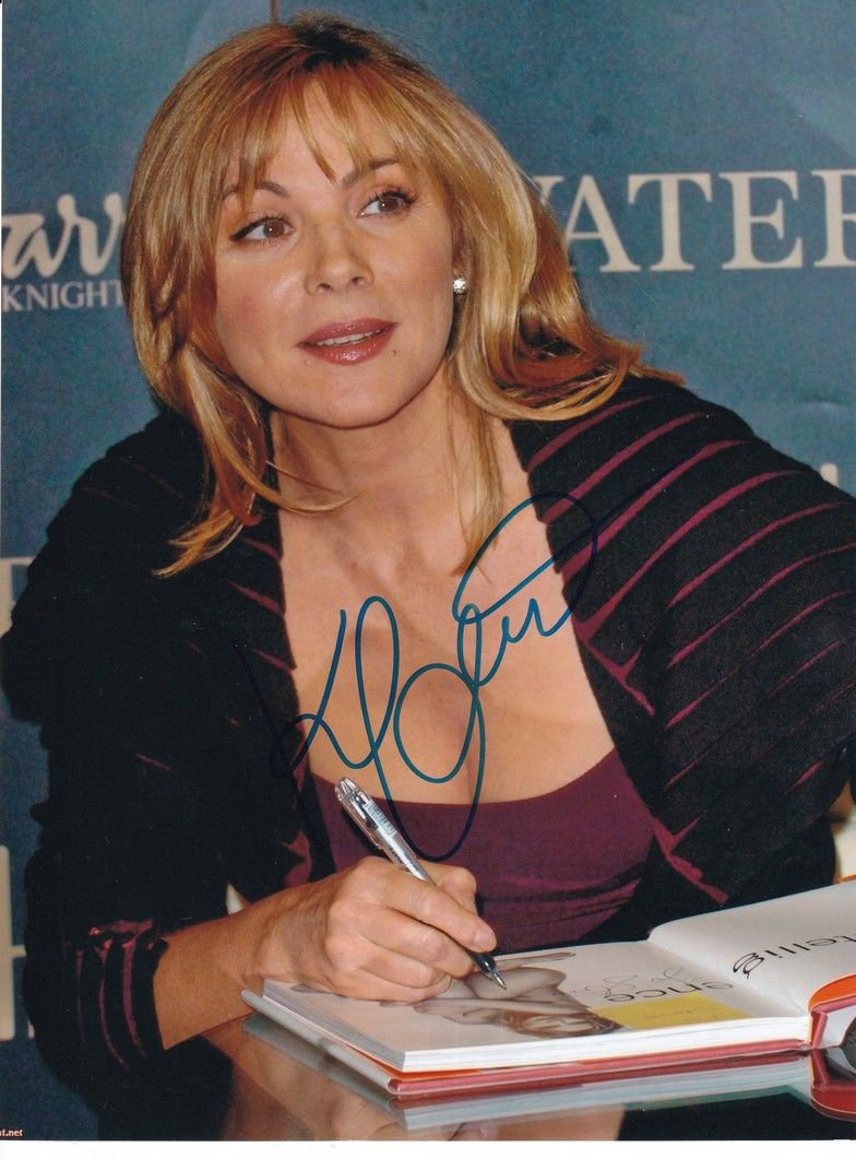 Autogramm Film (Kanada) | Kim CATTRALL | 2000er Foto (Portrait Color XL)