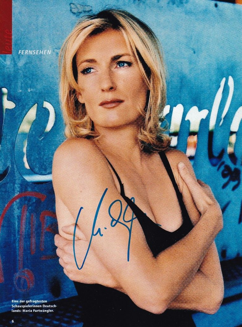 Autogramm Schauspieler | Maria FURTWÄNGLER | 2000er Foto (Portrait Color XL) SEXY