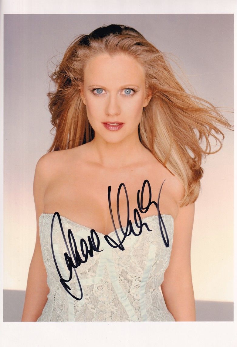 Autogramm Model / TV | Barbara SCHÖNEBERGER | 2000er Foto (Portrait Color XL) SEXY