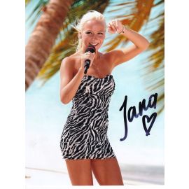 Autogramm Model / Pop | Jana SKOLINA | 2012 Foto (Portrait Color XL) SEXY DSDS
