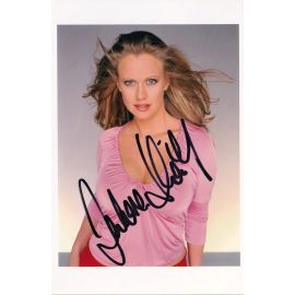 Autogramm Model / TV | Barbara SCHÖNEBERGER | 2000er Foto (Portrait Color XM) SEXY