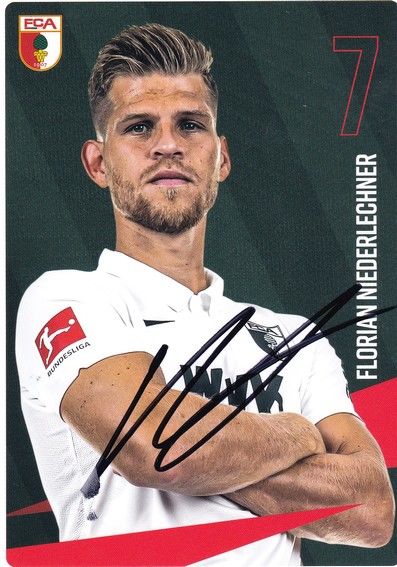 Autogramm Fussball | FC Augsburg | 2020 | Florian NIEDERLECHNER