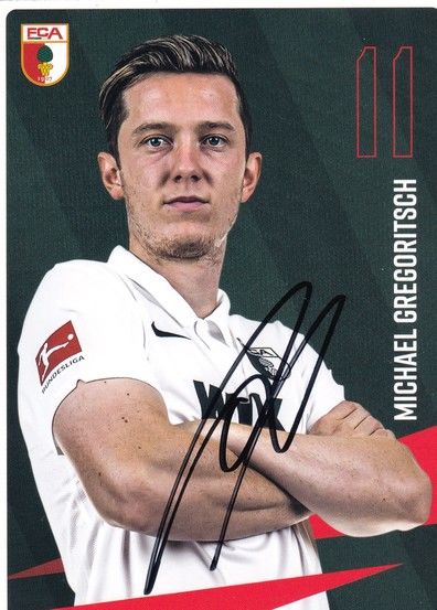 Autogramm Fussball | FC Augsburg | 2020 | Michael GREGORITSCH