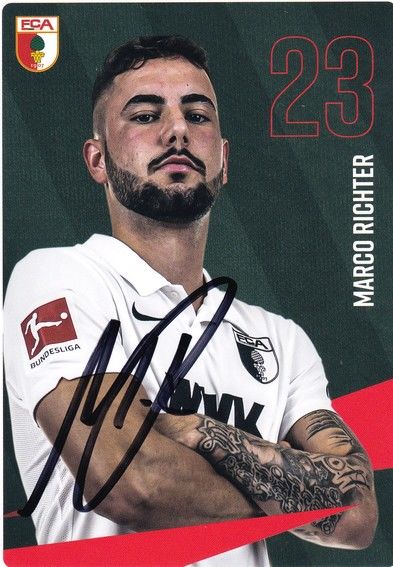 Autogramm Fussball | FC Augsburg | 2020 | Marco RICHTER