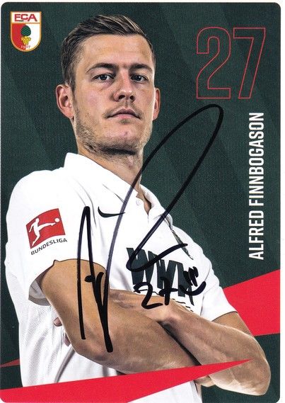Autogramm Fussball | FC Augsburg | 2020 | Alfred FINNBOGASON