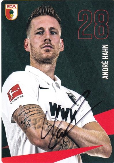 Autogramm Fussball | FC Augsburg | 2020 | Andre HAHN