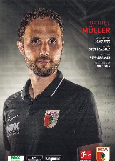 Autogramm Fussball | FC Augsburg | 2019 | Daniel MÜLLER