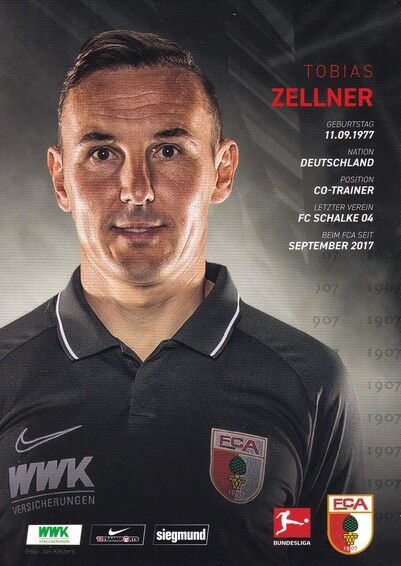 Autogramm Fussball | FC Augsburg | 2019 | Tobias ZELLNER