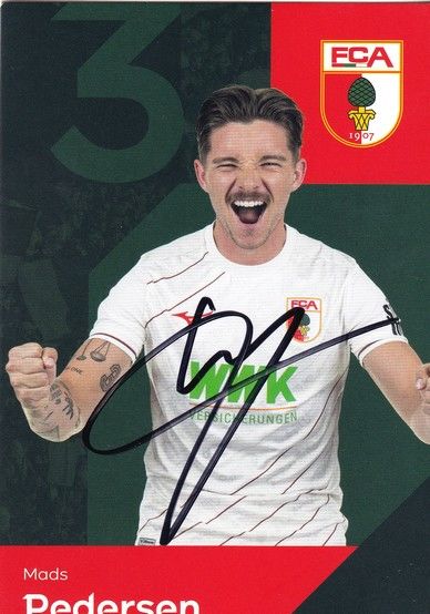 Autogramm Fussball | FC Augsburg | 2024 | Mads PETERSEN