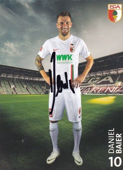Autogramm Fussball | FC Augsburg | 2018 | Daniel BAIER