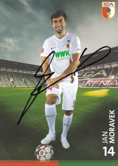 Autogramm Fussball | FC Augsburg | 2018 | Jan MORAVEK